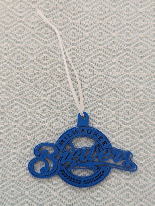 Milwaukee Brewers Christmas Ornament