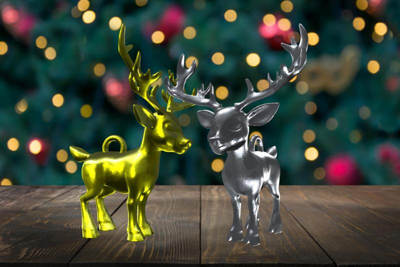 Deer Christmas Ornament