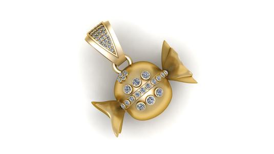 CANDY PENDANT 3D PRINTABLE MODEL