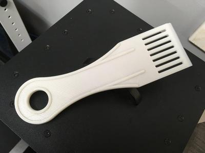 Spatula with Slots for Resin Printers