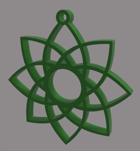 Mandala keychain