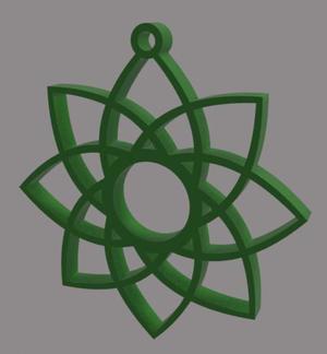 Mandala keychain