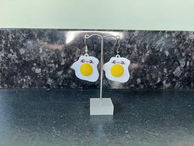 Fried Egg Earrings – Fun Multi-Coloured Food-Inspired Jewelry