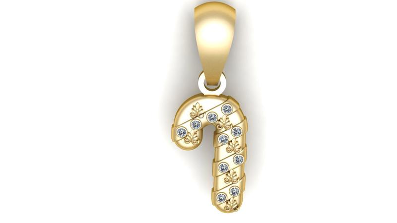 Number Pendant 3D printable model