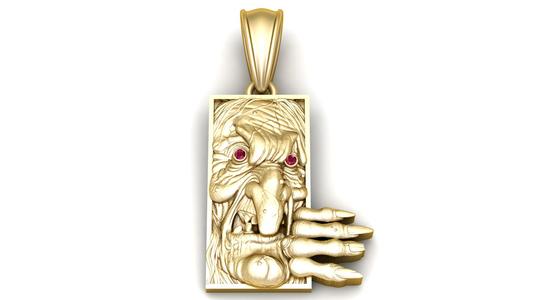 extraordinary gold pendant
