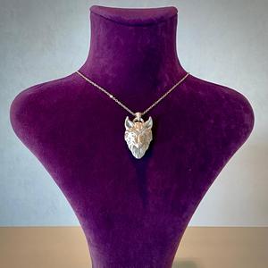 ✨🐺 Shiny Wolf Head Necklace Pendant – 3D Printed Jewelry Magic 🐺✨