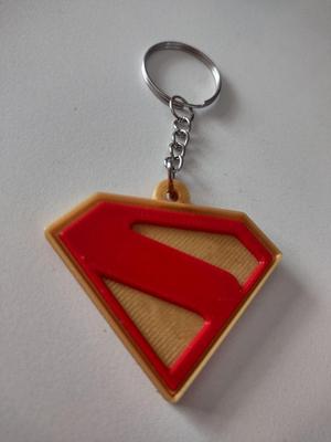 KEYCHAIN SUPERMAN LOGO 2025