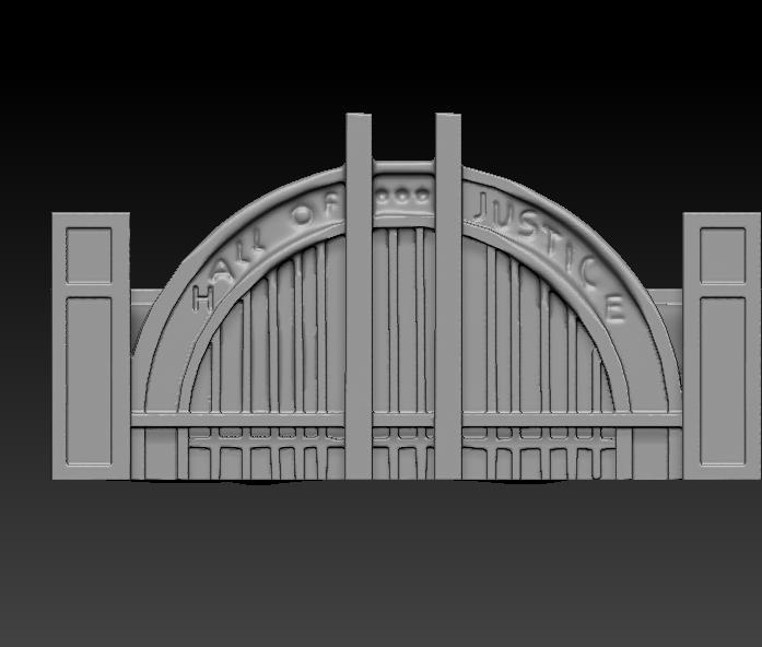 HALL OF JUSTICE PEN HOLDER