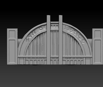 HALL OF JUSTICE PEN HOLDER