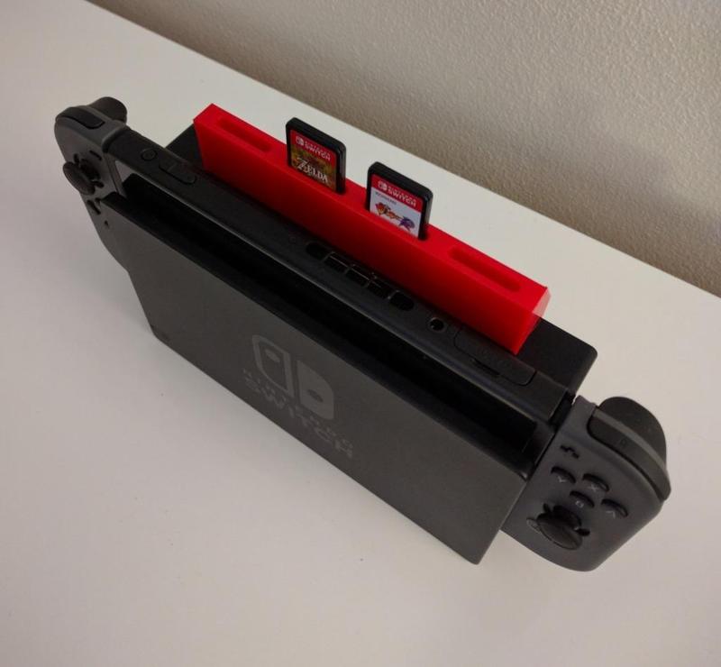 Nintendo Switch Cartridge Holder for Dock / Stand - 4 slot