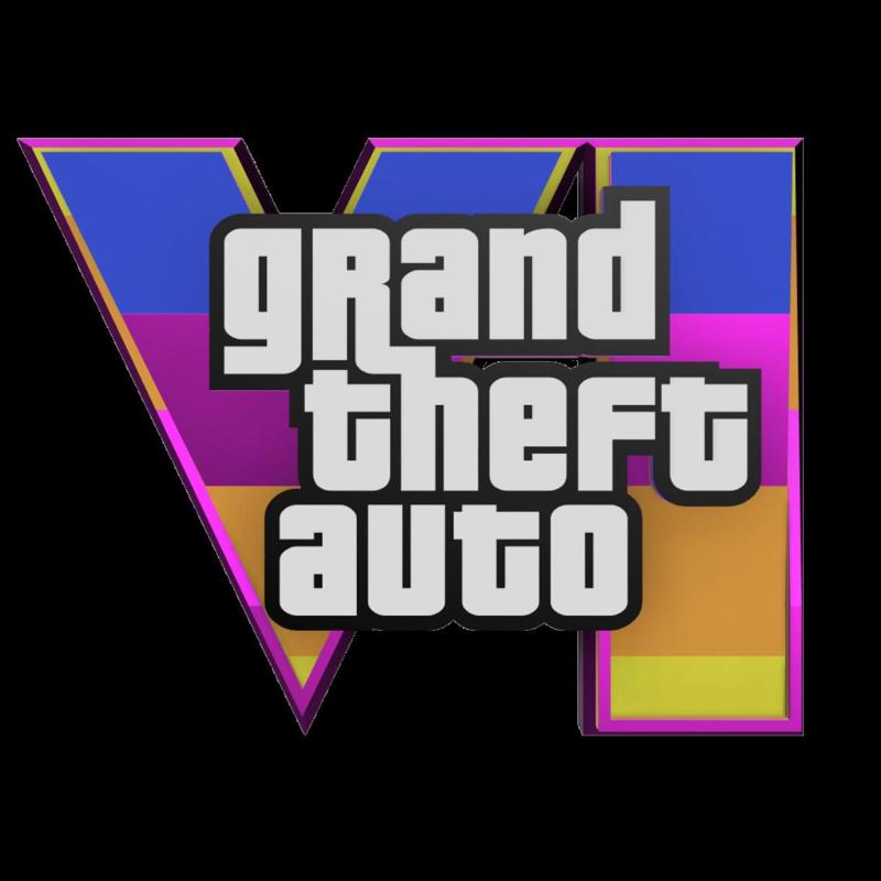 3D MULTICOLOR LOGO/SIGN - GTA VI