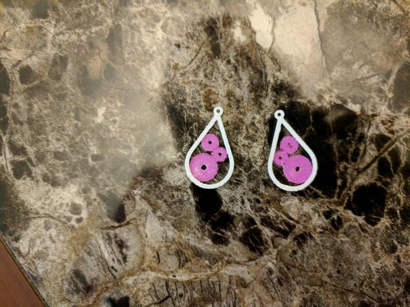 Gear Earrings - Two Piece