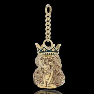 jesus skull cross key holder