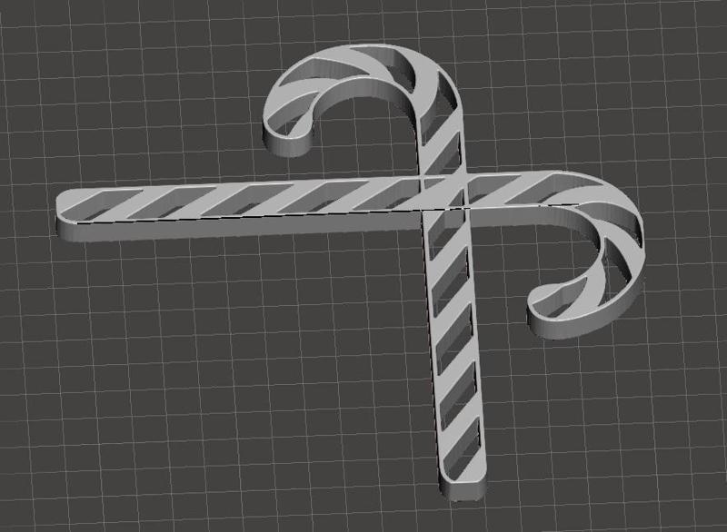 door frame candy canes