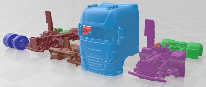 DAF XF 2013 Printable Truck