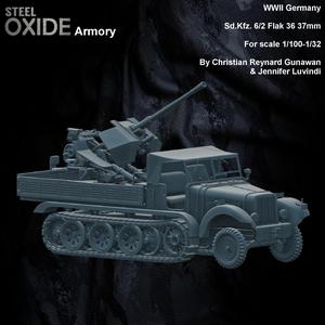 Germany Sd.Kfz. 6/2 3.7 cm Flak 36 AA