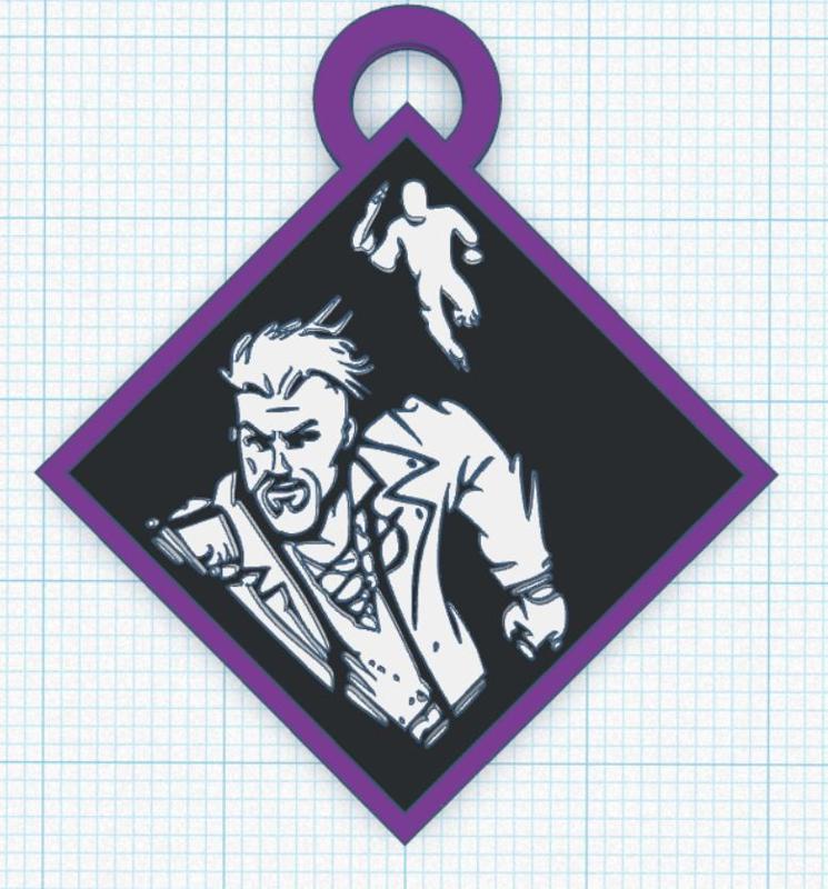 Dead By Daylight Key Chain/Keychain - Quick Gambit