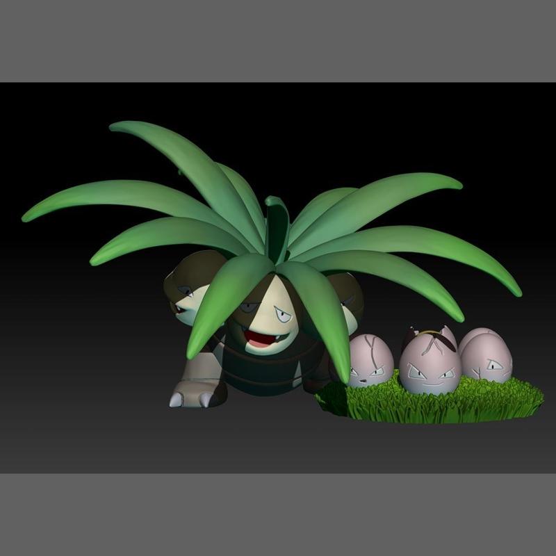 Pokemon Exeggcute Exeggutor
