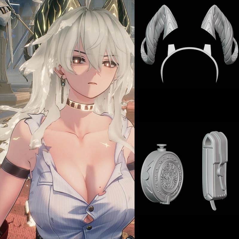 Zani Horn wuthering wave 3D stl