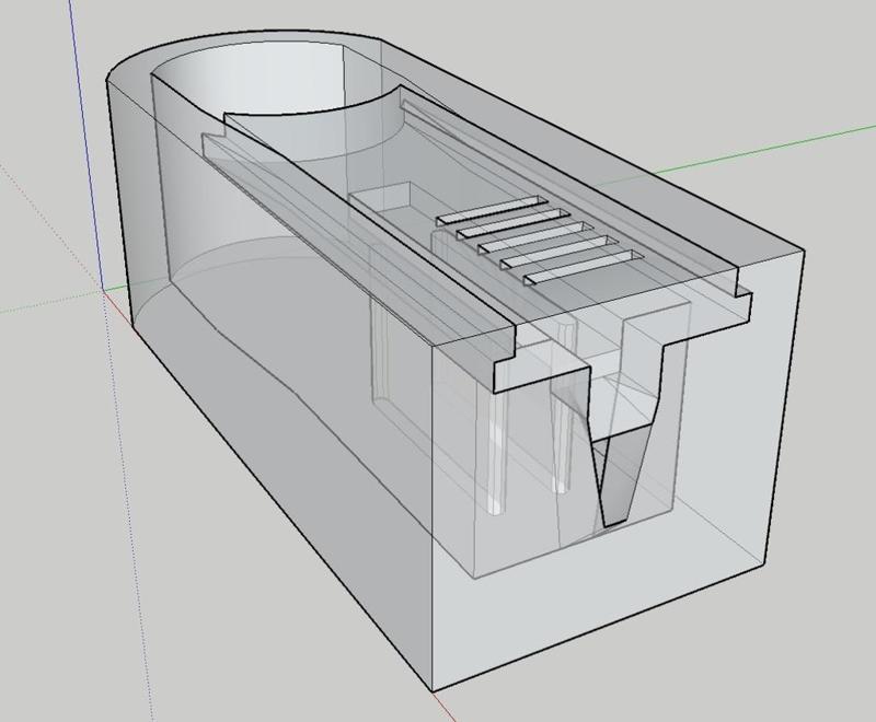 3.5mm right angle jack (after cable soldering) case