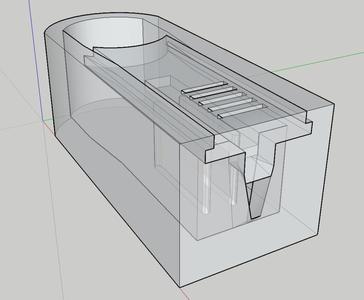 3.5mm right angle jack (after cable soldering) case