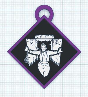 Keychain Dead By Daylight - Head On