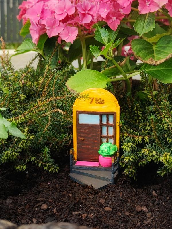 Garden door decoration