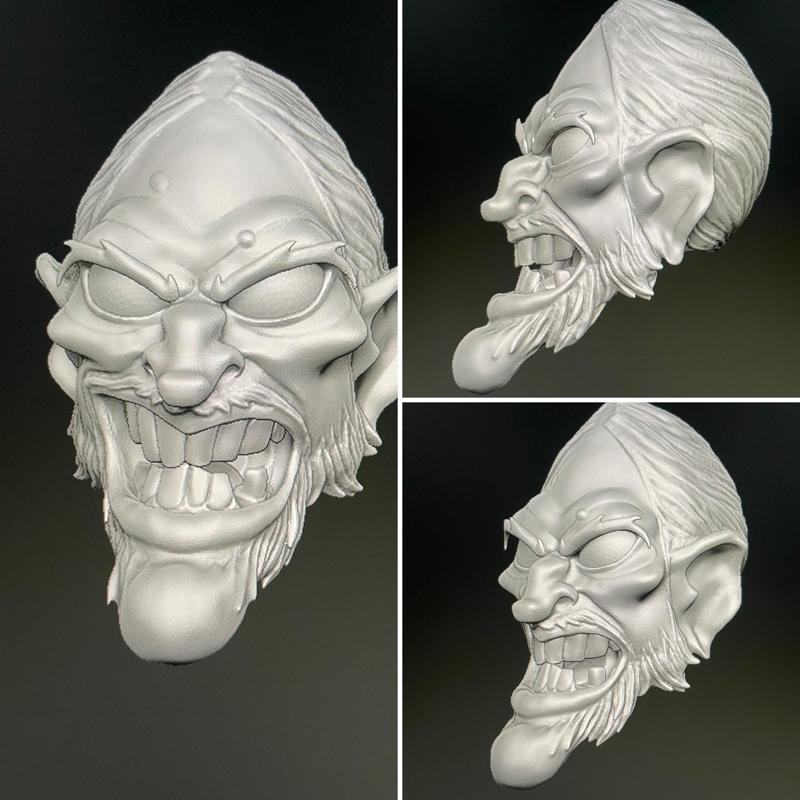 Rasputin doll head no beard