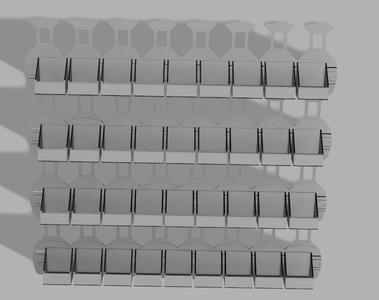 Modular Wall Storage Panel - 3D Print System