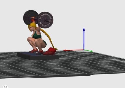 DOLL LIFTING AT THE GYM