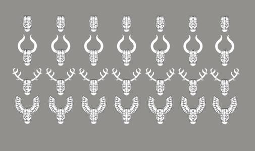 Germanic Great Helms for 32mm Minis