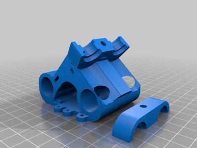 Flsun i3 Dual Extruder e3D v6 Mount