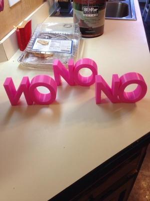 Printable Pink NO (Name changed)