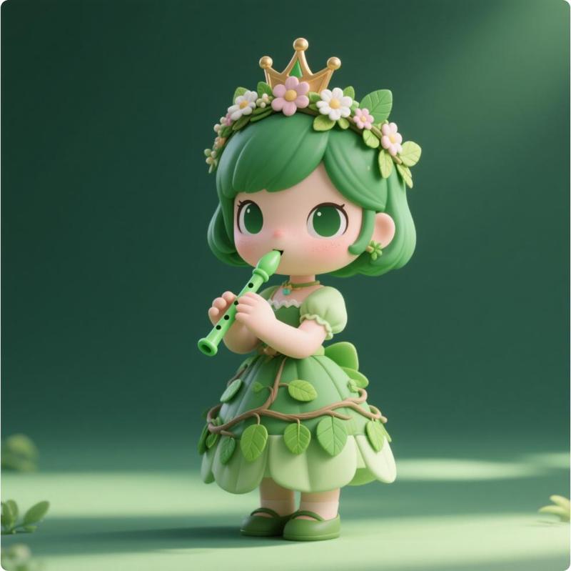 Little princess of the forest