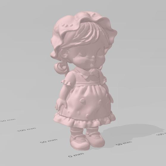 Girl doll, Croque pomme