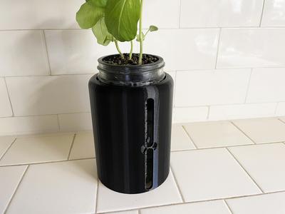 Kratky Mason Jar Hydroponics Sleeve