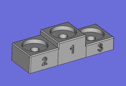 Stand for 3 Atomizers (different sizes)