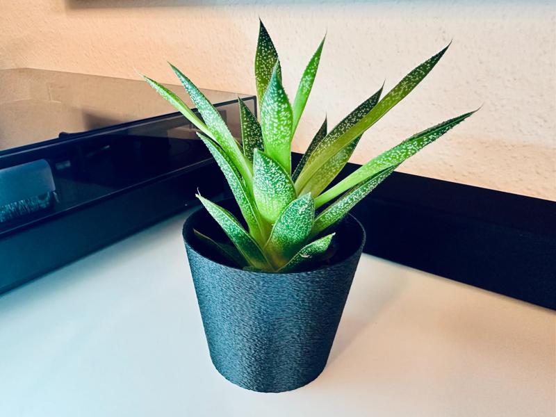 Ultralight Fuzzy Skin Decorative Flower Pot