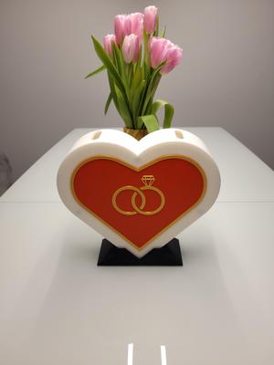 Savings box - heart shape