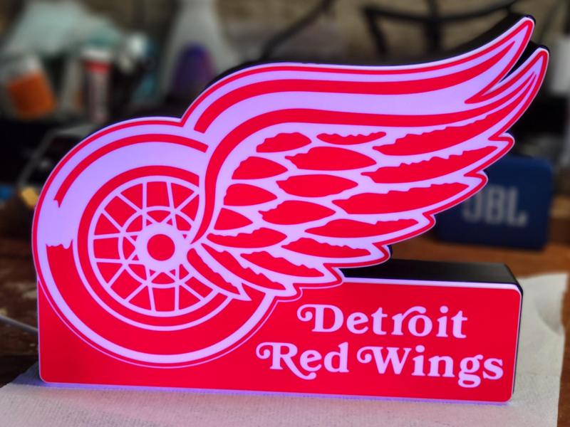 Detroit Red Wings Light Box