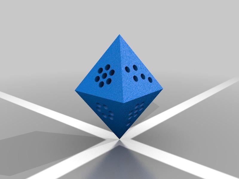 Flourite Octet - Vriska Serket's d8 Dicekind