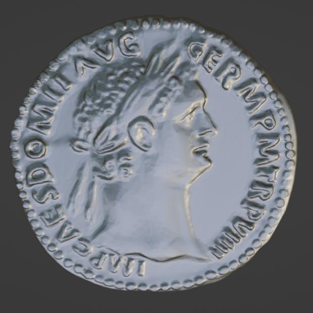 Silver Denarius of Emperor Domitian AD 81 - AD 96