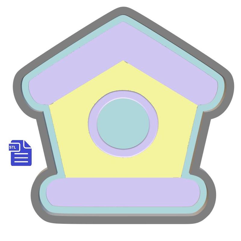 1pc Birdhouse Bath Bomb Mold