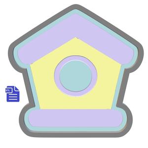 1pc Birdhouse Bath Bomb Mold