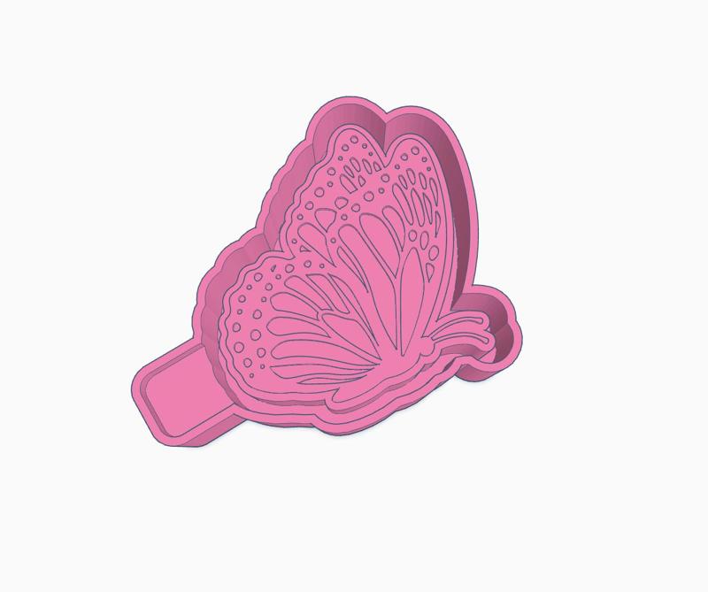 Butterfly Mold Housing STL
