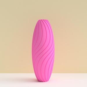 "Wave motion" vase