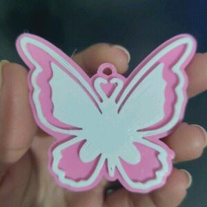 butterfly keychain