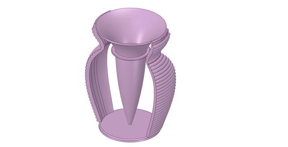 vase cup pot jug vessel v404 for 3d-print or cnc