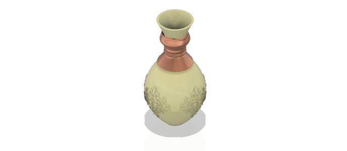 vase cup pot jug vessel v315 for 3d-print or cnc