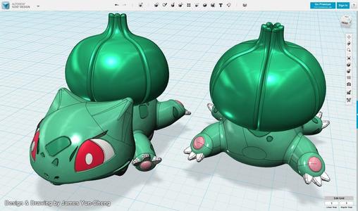 Pokémon - Bulbasaur pull back car toy